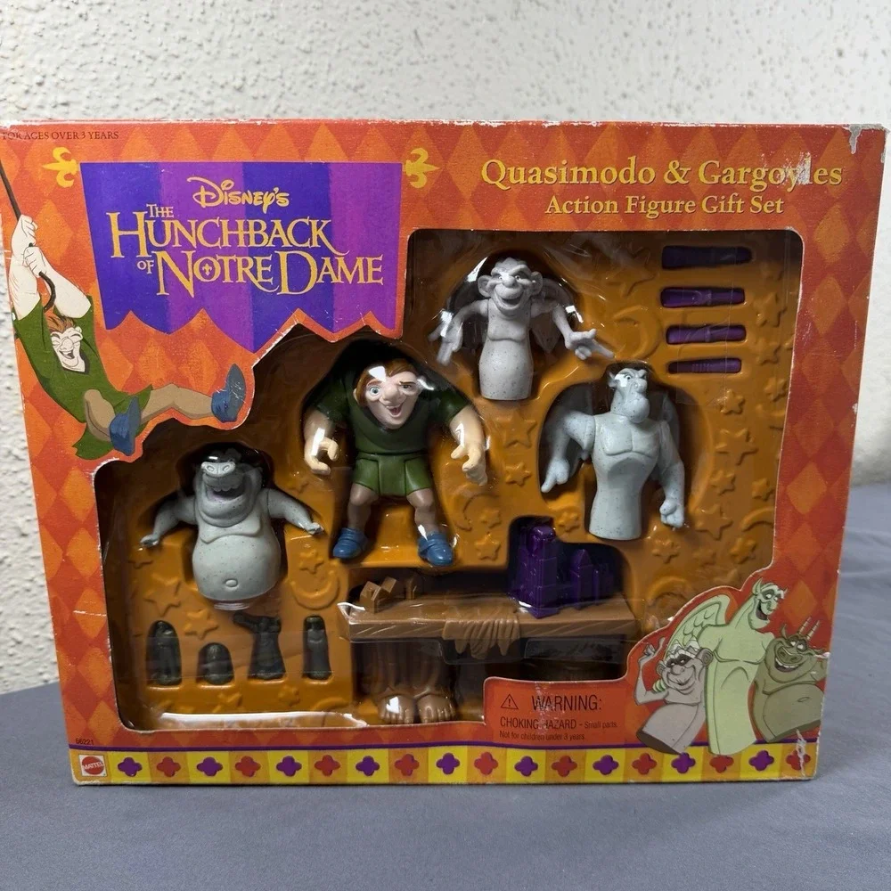 NEW! Disney's HUNCHBACK of NOTRE DAME Figure Set #66221 ~ QUASIMODO & GARGOYLES